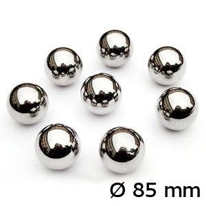 1 X - BOLAS DE ACERO DE 85 MM MILIMETROS – BOLAS