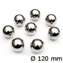 1 X - BOLAS DE ACERO-CROMO DE 120 MM MILIMETROS – BOLAS